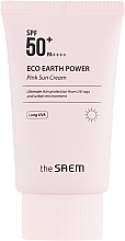 Calamine Sun Cream - The Saem Eco Earth Power Pink Sun Cream — photo N12