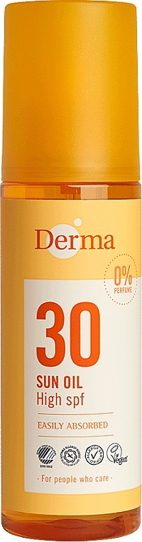 Sunscreen Body Oil - Derma Sun Sun Oil SPF30 High — photo N1