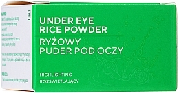 Loose Rice Eye Powder - Ecocera Under Eye Rice Powder — photo N2