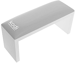 Fragrances, Perfumes, Cosmetics Manicure Hand Rest, White Legs, Light Grey - Kodi Professional