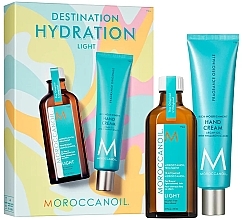 Set - MoroccanOil Destination Hydration Light Hair & Body Set (h/oil/100ml + h/cr/100ml) — photo N1