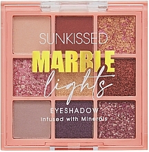 Fragrances, Perfumes, Cosmetics Eyeshadow Palette - Sunkissed Marble Lights Eyeshadow Palette