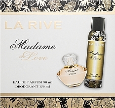 Fragrances, Perfumes, Cosmetics La Rive Madame In Love - Set (edp/90ml + deo/150ml)