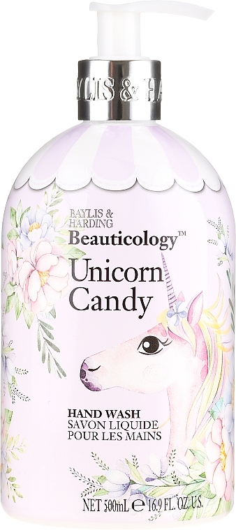 Liquid Hand Soap "Unicorn" - Baylis & Harding Beauticology Unicorn Candy Hand Wash — photo N2