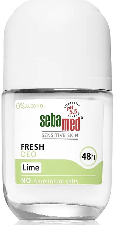 Roll-On Deodorant - Sebamed Sensitive Skin Fresh Deo Lime 48H — photo N1