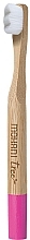 Kids Bamboo Toothbrush, pink - Mohani Bamboo Nano For Kids Toothbrush Pink — photo N2