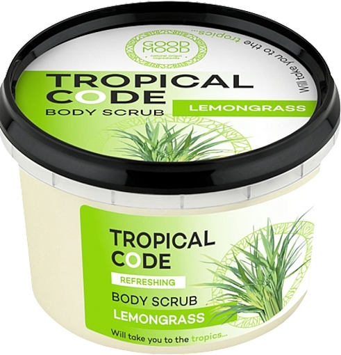 Lemongrass Body Scrub - Good Mood Tropical Code Body Scrub Lemongrass — photo N1