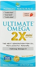 Teen Dietary Supplement with Strawberry Taste "Omega 2X" - Nordic Naturals Ultimate Omega 2X Teen — photo N2