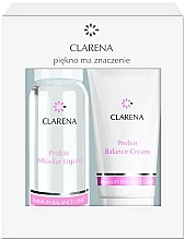 Fragrances, Perfumes, Cosmetics Set - Clarena Immun Balance Line (cr/30ml + micellar/30ml)