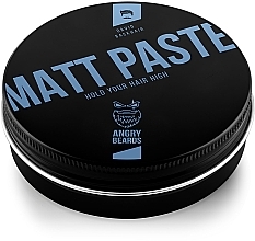 Fragrances, Perfumes, Cosmetics Matte Beard Paste - Angry Beards David Backhair Matt Paste
