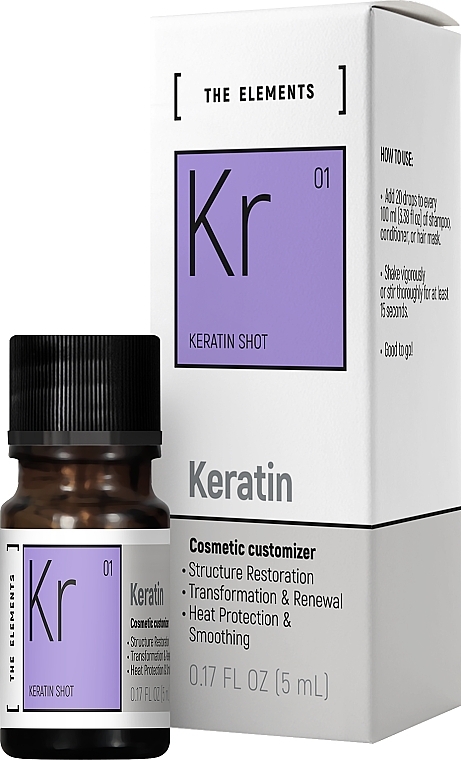 Pure Keratin Treatment - Pharma Group Laboratories The Elements Keratin Shot — photo N3