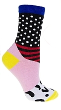 Women's long socks, mix of patterns 2 - Moraj — photo N1