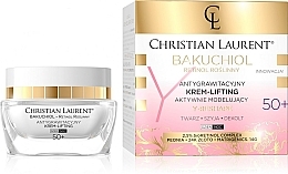 Fragrances, Perfumes, Cosmetics Active Lifting Face Cream 50+ - Christian Laurent Bakuchiol Retinol Y-Reshape Lifting Cream