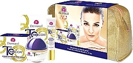 Fragrances, Perfumes, Cosmetics Set - Dermacol Time Coat (day/cr/50ml + eye/lip/cr/15ml + mask/8ml + bag)