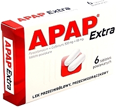 Fragrances, Perfumes, Cosmetics Paracetamol Extra - Apap Extra