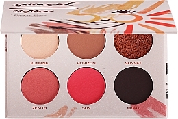 Eyeshadow Palette - Pierre Rene Eyeshadow Palette Sunset Ustka — photo N2