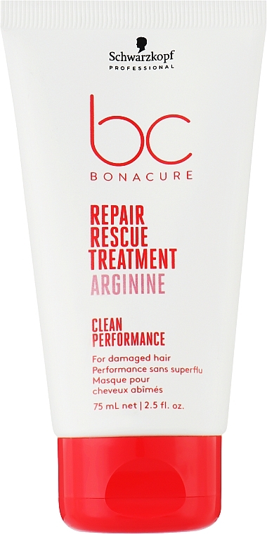 Damaged Hair Mask - Schwarzkopf Professional Bonacure Repair Rescue Treatment Arginine — photo N1