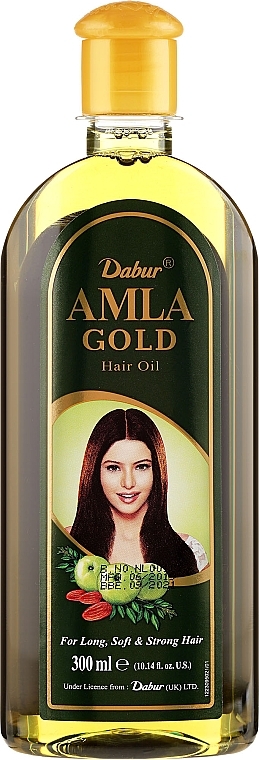 Hair Oil "Golden" - Dabur Amla Gold Hair Oil — photo N4