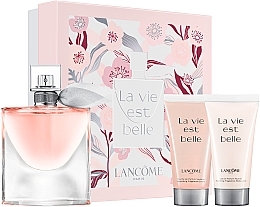 Fragrances, Perfumes, Cosmetics Lancome La Vie Est Belle - Set (edp/50ml + b/lot/50ml + sh/gel/50ml)
