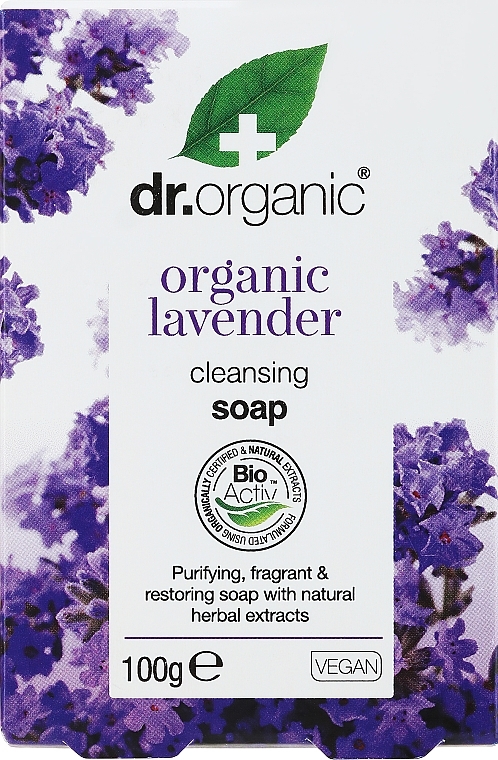 Lavender Soap - Dr. Organic Bioactive Skincare Organic Lavender Soap — photo N1