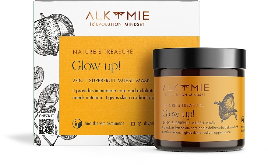 Face Mask - Alkmie Glow Up 2 in 1 Superfruits Mask — photo N4