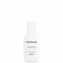 Fragrances, Perfumes, Cosmetics Aceton Nail Polish Remover - NeoNail Professional Simple UV Gel Polish Remover Proteins
