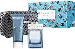 Fragrances, Perfumes, Cosmetics Bvlgari Man Glacial Essence - Set (edp/100ml + ash/b/100ml + pouch)