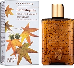 Fragrances, Perfumes, Cosmetics Light Amber & Vitamin E Shower Gel - L'erbolario Bagnogel Ambraliquid
