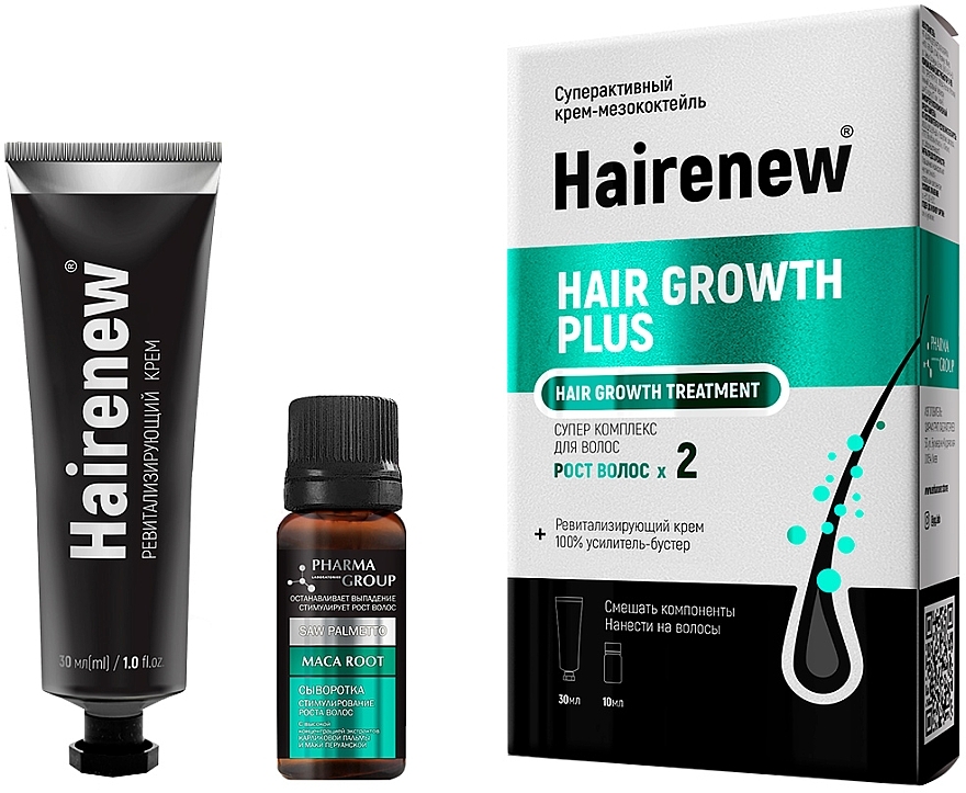 Hair Growth x2 Innovative Hair Complex - Hairenew Hair Growth Plus Treatment — photo N2