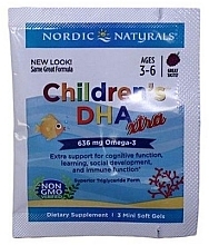 Kids Dietary Supplement, grape taste 636 mg, "Omega-3" - Nordic Naturals Children's DHA Xtra — photo N1