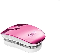 Fragrances, Perfumes, Cosmetics Hair Brush - Ikoo Pocket Cherry Metallic White