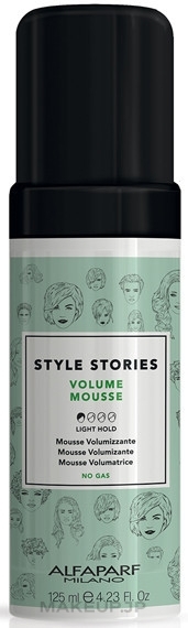 Volumizing Light Hold Hair Mousse - Alfaparf Milano Style Stories Volume Mousse — photo 125 ml