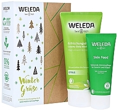 Fragrances, Perfumes, Cosmetics Set - Weleda Citrus Skin Food (sh/gel/200ml + cr/75ml)