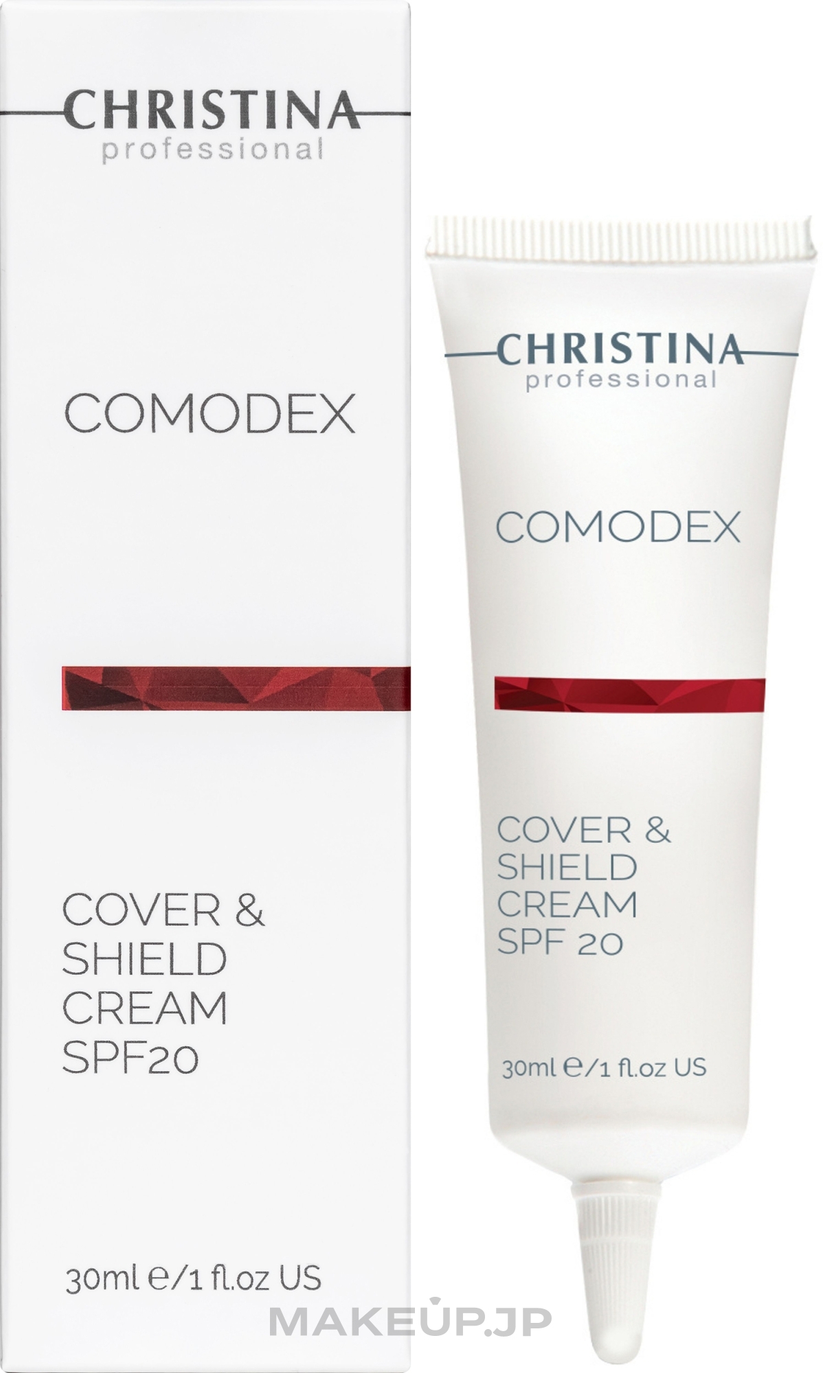 Protective Tinted Face Cream - Christina Comodex Cover & Shield Cream SPF20 — photo 30 ml