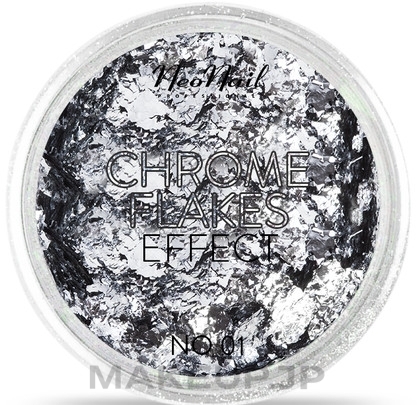 Nail Design Flakes - NeoNail Professional Chrome Flakes Effect — photo 01