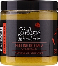 Fragrances, Perfumes, Cosmetics Smoothing Body Scrub "Carrots & Oatmeal" - Zielone Laboratorium