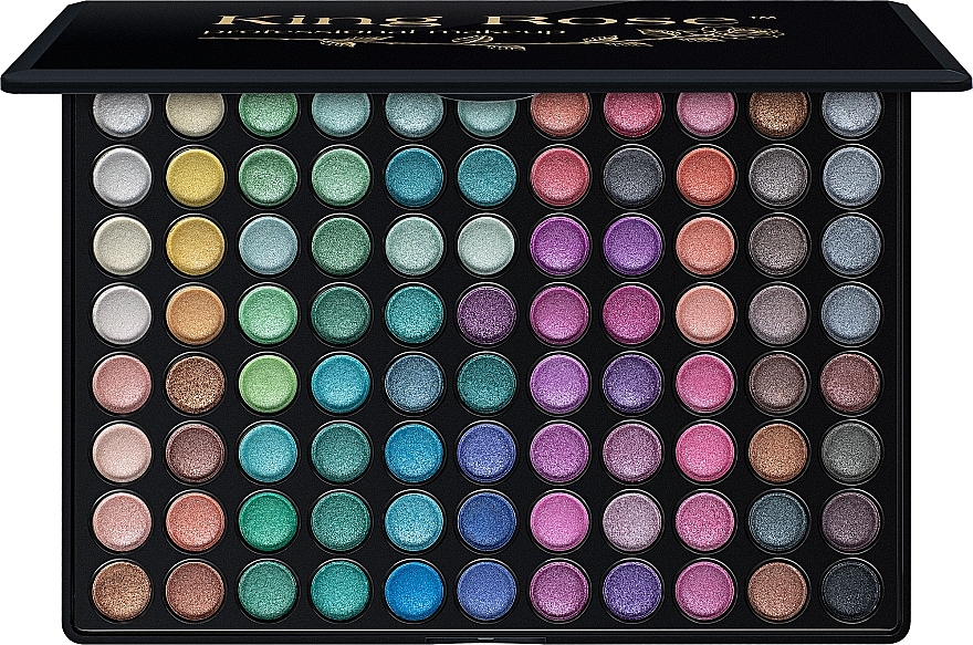 Professional Eyeshadow Pallet, 88 shades, 88P04 - King Rose — photo N7