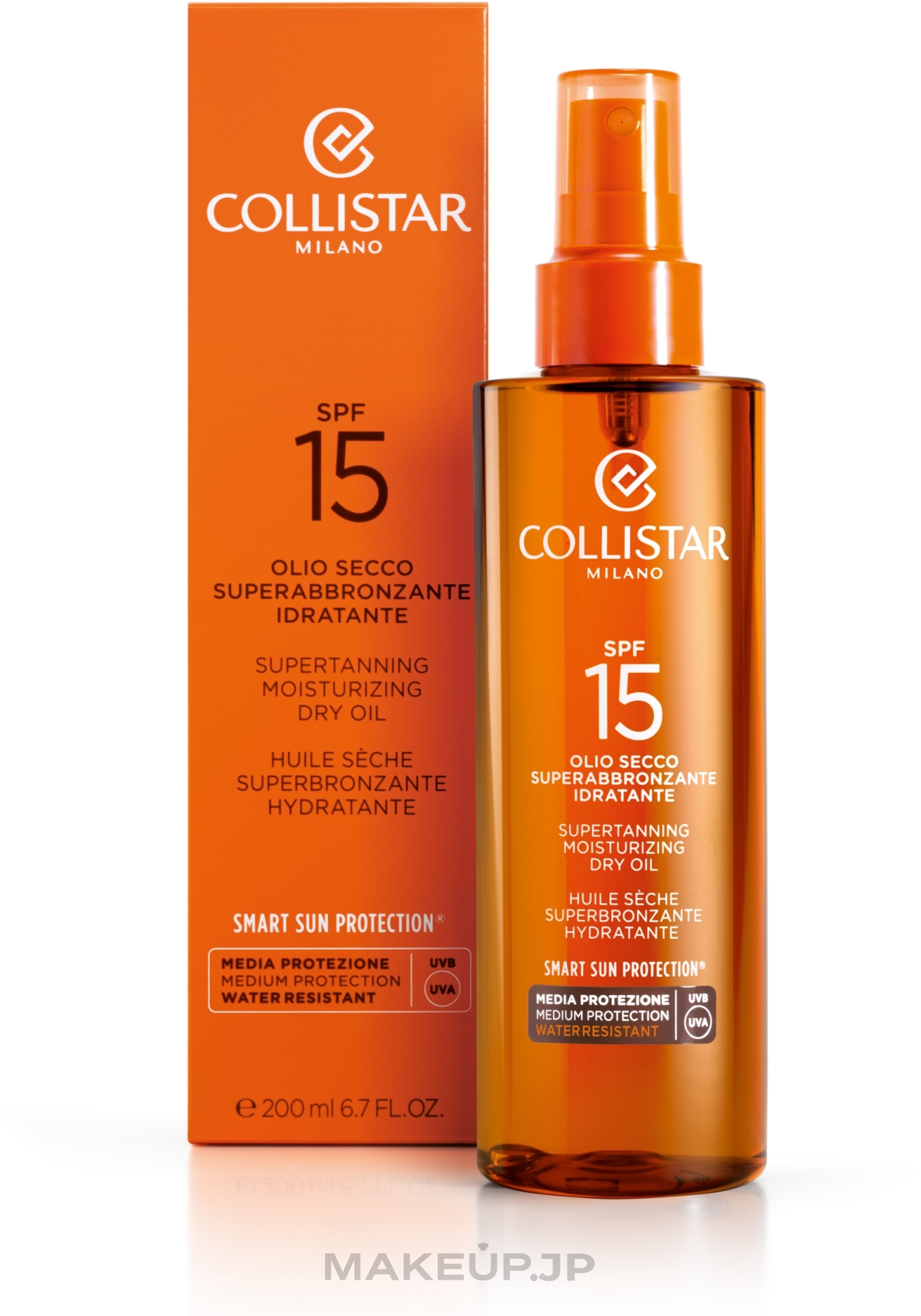 Intensive Tanning Dry Oil - Collistar Supertanning Moisturizing Dry Oil SPF 15 — photo 200 ml