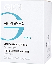 Nourishing Night Cream - Gigi Bioplasma Night Cream Supreme — photo N4