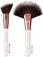 Makeup Brush Set, 14 pcs - Luvia Cosmetics Feather White Essential Brushes Set — photo N10