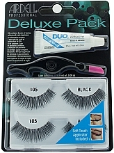 False Lashes Kit - Ardell Deluxe Pack 105  — photo N2