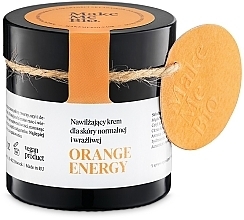 Fragrances, Perfumes, Cosmetics Moisturizing Cream for Normal & Sensitive Skin - Make Me BIO Orange Energy