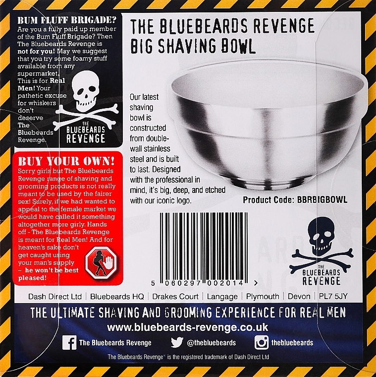 Shaving Bowl - The Bluebeards Revenge Big Shaving Bowl — photo N4
