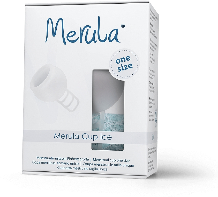 Universal Menstrual Cup, one size - Merula Cup Ice — photo N1