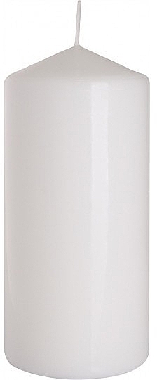 Cylindrical Candle 70x150 mm, white - Bispol — photo N1