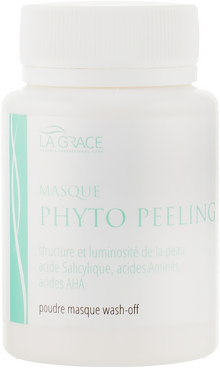 Facial Powder Mask with Salicylic Acid & Amino Acids "Phyto Peeling" - La Grace Fito Peeling Poudre Masque Wash-Off — photo N56