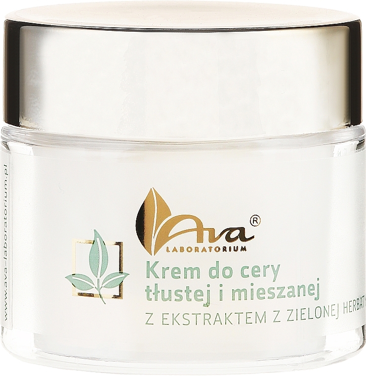 Green Tea Extract Cream - Ava Laboratorium Green Tea Cream For Oily To Combination Skin — photo N2