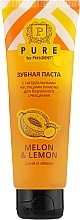 Fragrances, Perfumes, Cosmetics Melon & Lemon Toothpaste with Natural Particles - PURE by PresiDENT Toothpaste Melon & Lemon