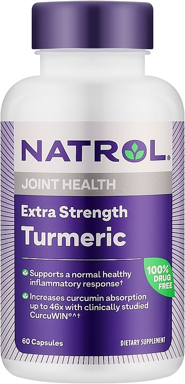 Turmeric Extract - Natrol Extra Strength Turmeric — photo N1