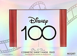 Face Mask Set - Mad Beauty Disney 100 Face Mask Duo Tinkerbell & Winnie (f/masc/2x25ml) — photo N1